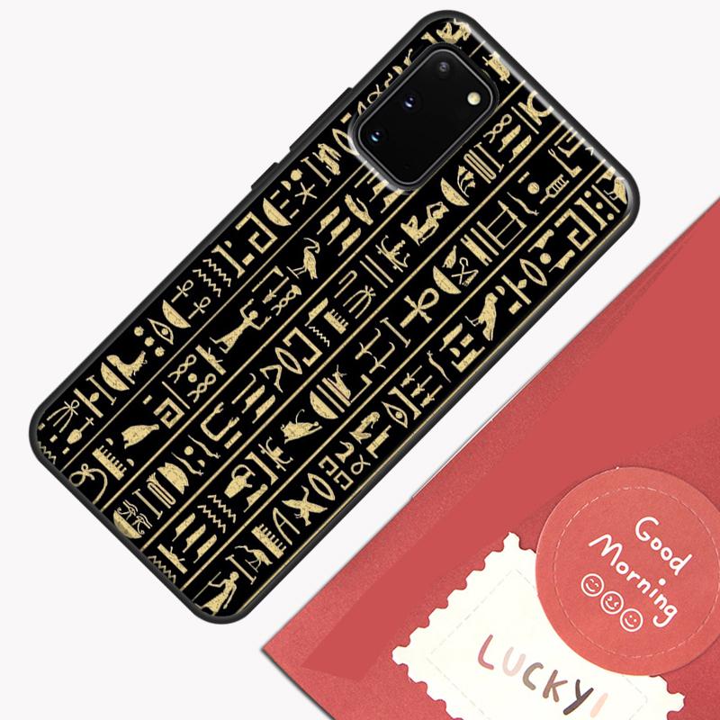Ägypten Pharao Wandmalerei Handyhülle Für Samsung Galaxy S26 S25 Ultra S20 S21 S22 S23 S24 S10 Plus S25 FE Hülle Schale