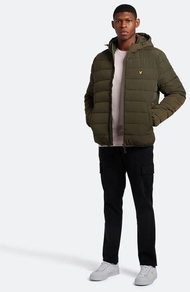 Зимняя куртка Lyle & Scott Мужская легкая куртка-пуховик (JK1546V) оливковый