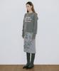 SINOON Lettering Pullover Knit (Melange Gray)