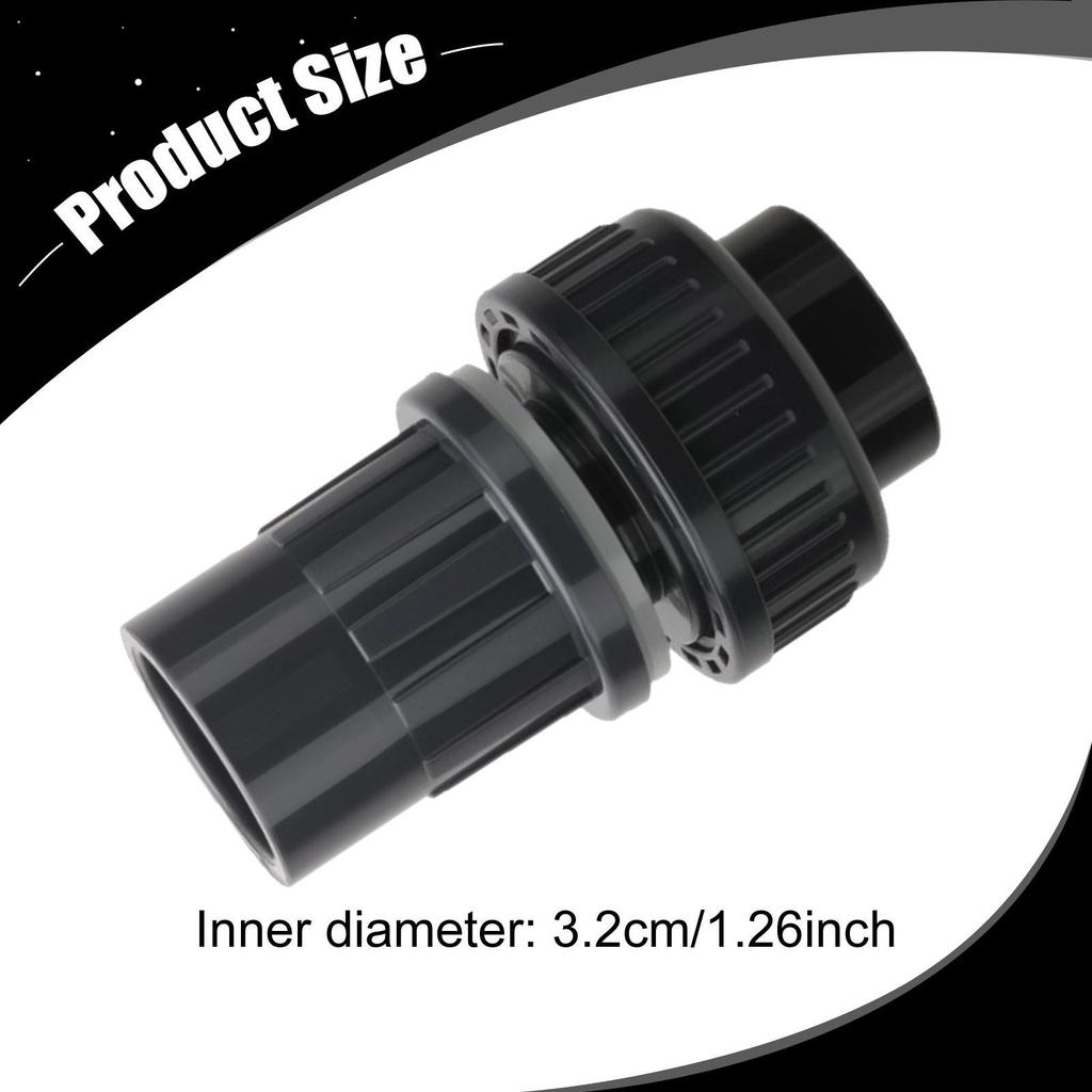 Aquarium Water Tube Connector Adapter Drain Fitting for Park Rain Barrel Patio Irrigation