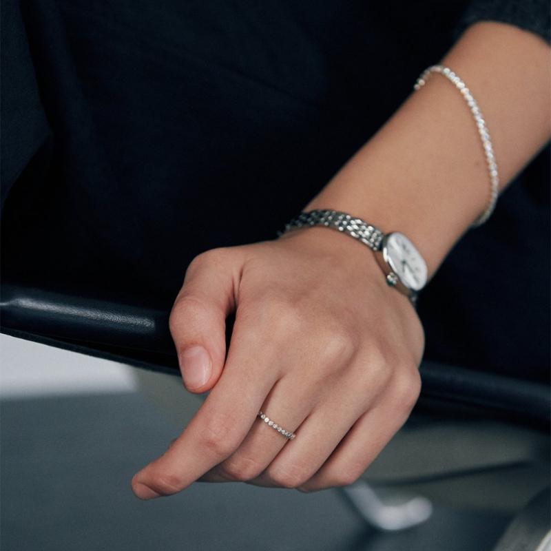 Verte 925 Silver Ronde Dew Ring   cinq.Silver.231