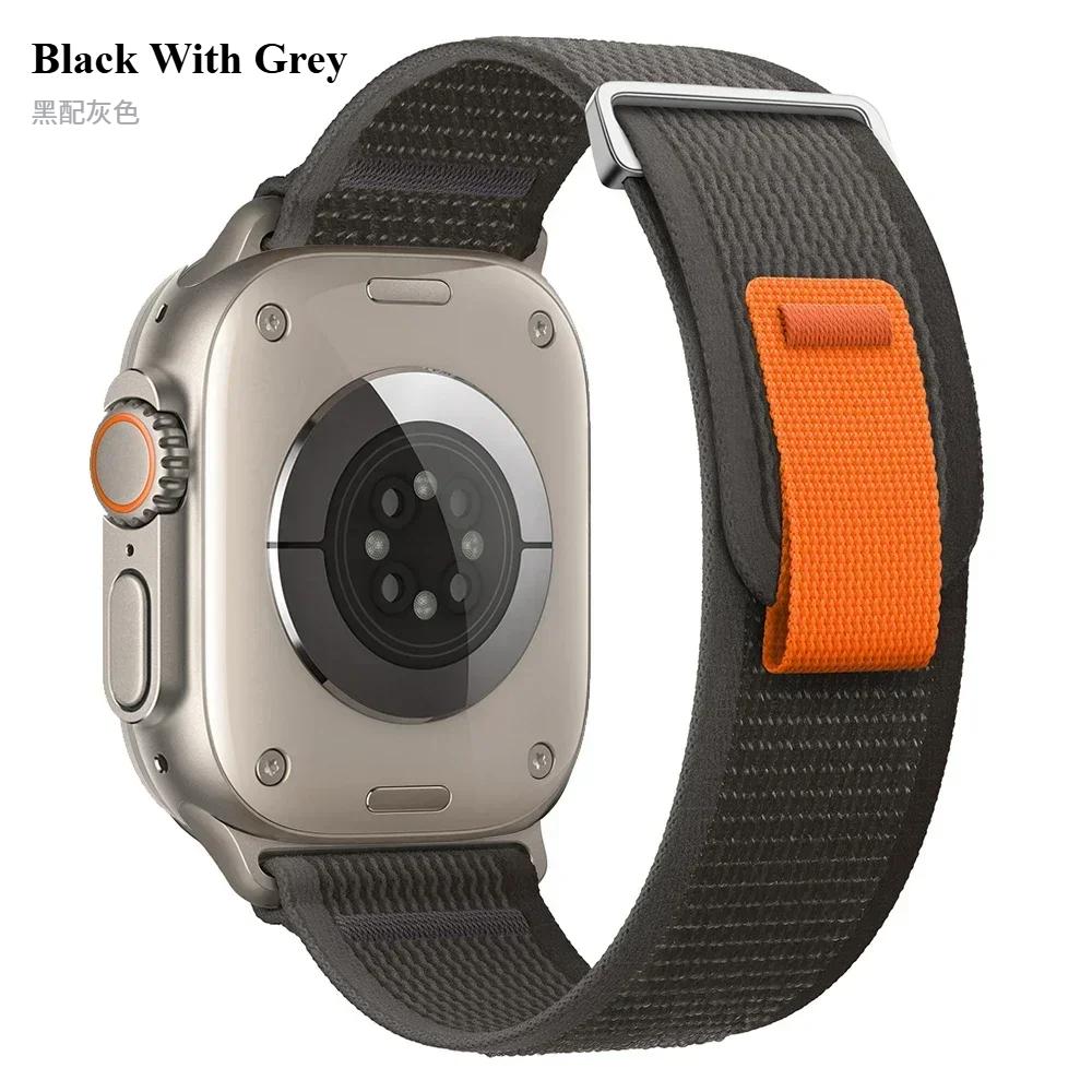 Trail Loop Strap For Apple Watch Series 10 46mm 42mm Sports Nylon Wristband iWatch Ultra 2 49mm 9 8 7 6 5 4 SE 45mm 41mm 44mm 40mm Band