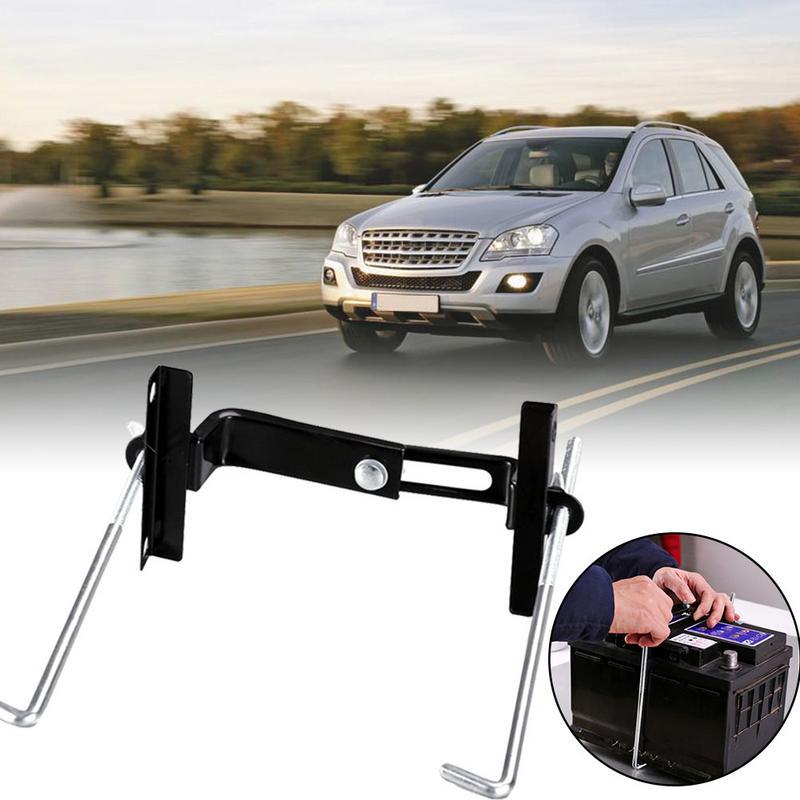 19CM Metal Adjustable Width Car Storage Battery Holder Battery Stabilizer Rack