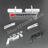 Letters Emblem for ABT 4MOTION Car Front Grille Mesh Badge Trunk Fender Side Logo Sticker