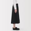 MUJI Women's Quick-Drying Broad Flare Skirt, Black, Size M, BE1VAA5S