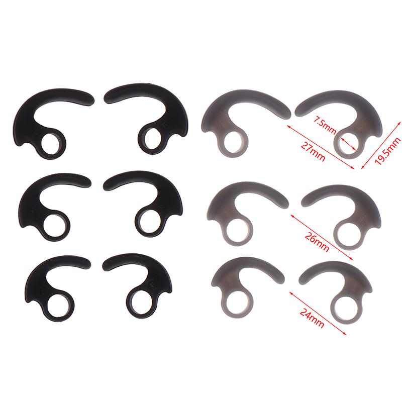 3Pairs Soft Silicone Ear Pads Eartips Earphone Silicone Case Ear Hook In-Ear Earbuds For Mdr-Xb50Bs Sp600N Sp700N Ear Tips Ear Hooks