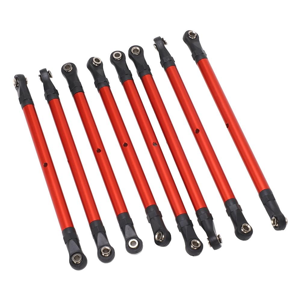 8Pcs Aluminum Alloy RC Linkage Rods for Axial SCX10 1/10 RC Crawler For RC Crawler