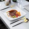 Cutlery set 30 pieces tableware spoon fork stainless steel assortment high-quality glossy Scandinavian style Western food simple stylish lunch box use