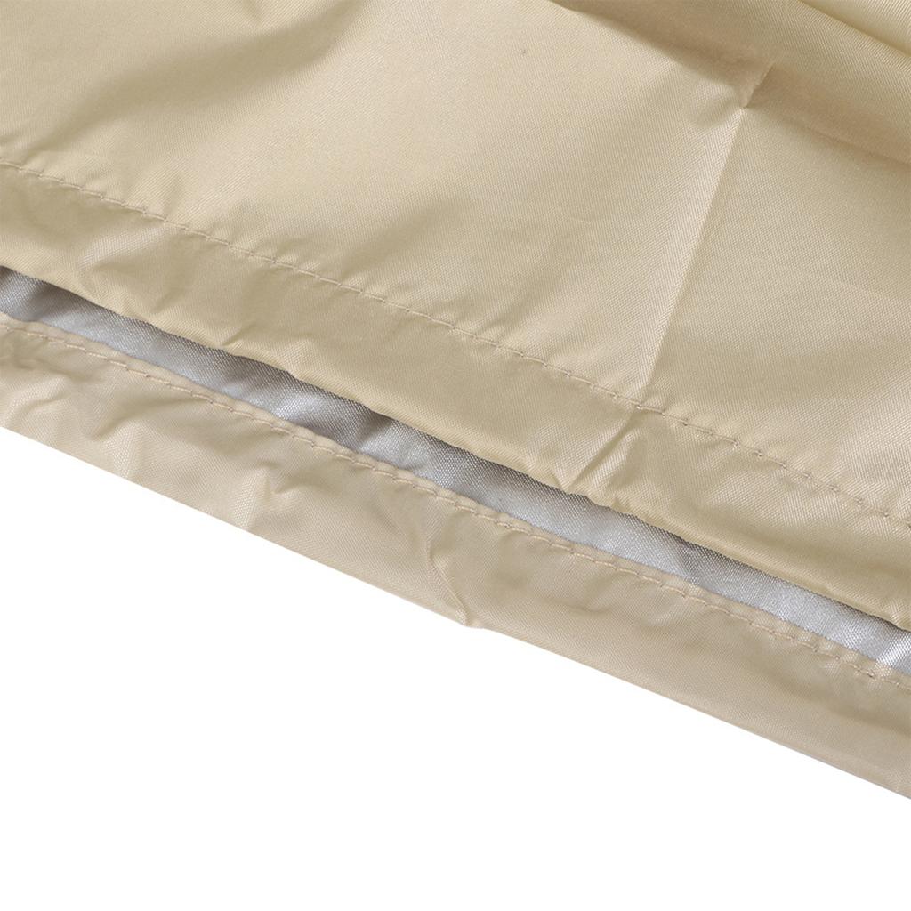 Waterproof Sturdy Covers Outdoor Deck Box Protective Cover Storage Benches Cover(Coffee)