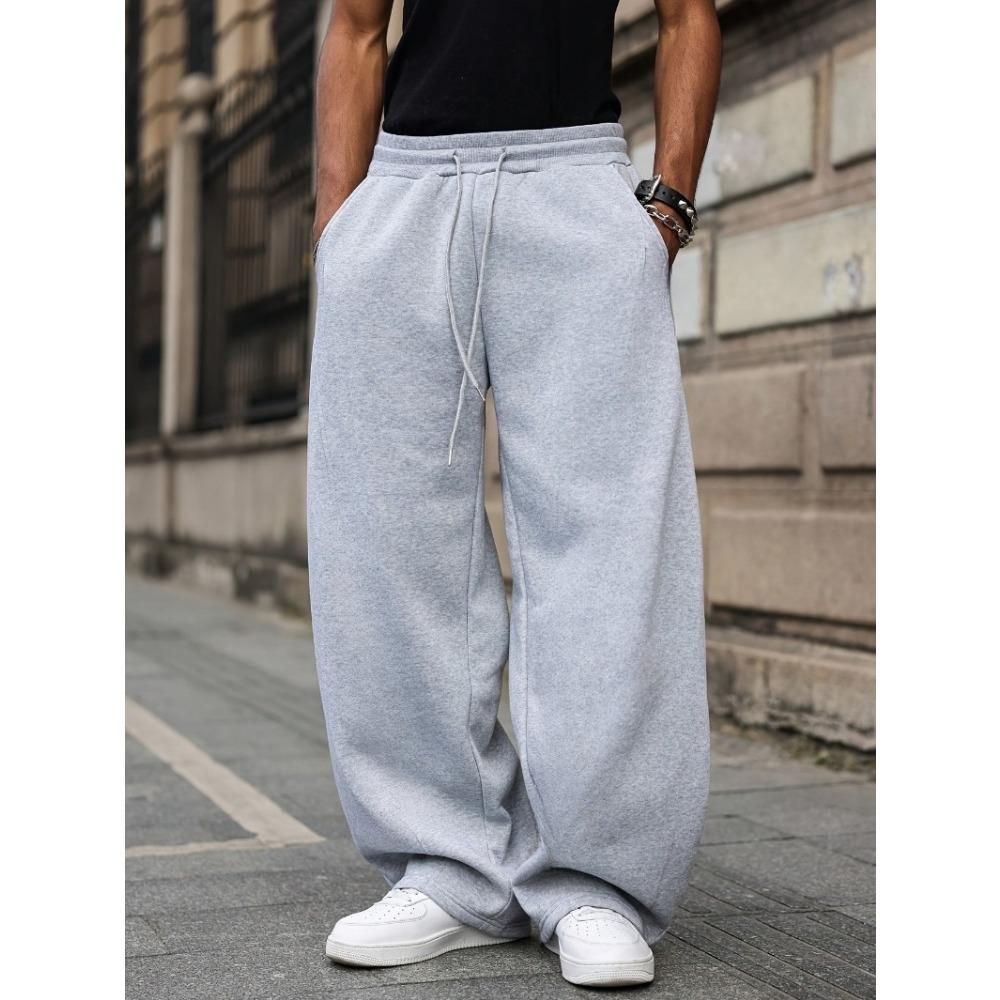 Jogginghose High Street Lässige Hose Herren Harajuku Y2K Übergroß Sport Winter Herbst Super Herren Gerade Hosen