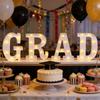 PROM 2026 Graduation Decor: 8 LED Light-Up Letters, Graduation Decorations For The Class Of 2026; Ideal For Preschool, High School, And College