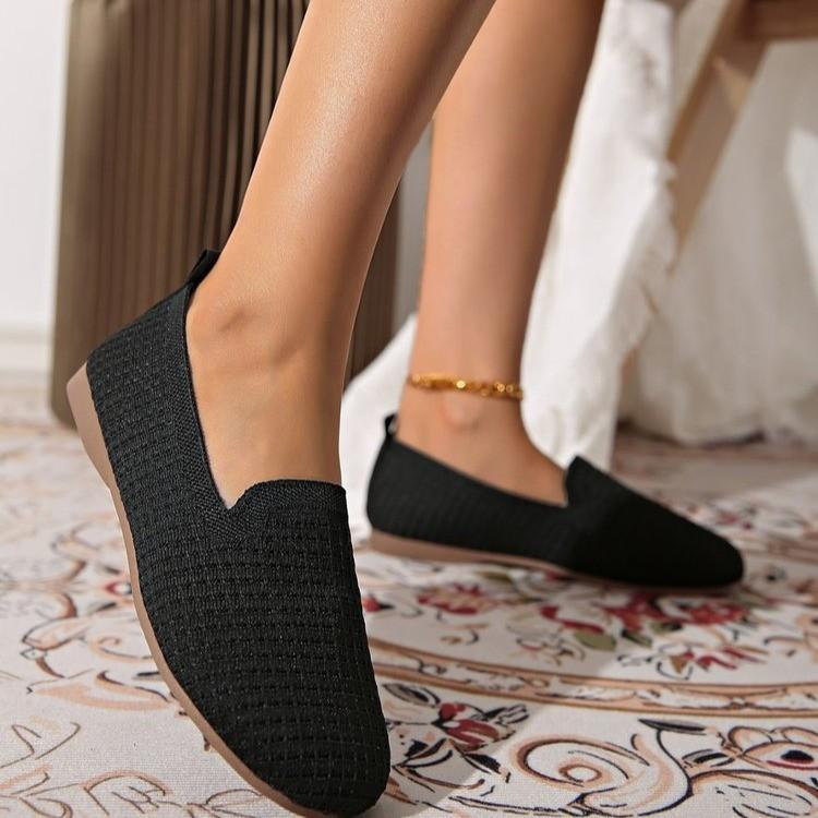 New Summer Non-slip Soft-soled Fashion Women's Shoes Breathable Mesh Deodorant Fashion Casual One-pedal Single Shoes Women