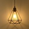 Vintage Industrial Pendant Light Fixture Metal Ceiling Lamp Hanging Cage Light Fixture for Kitchen Island Table Dining Room