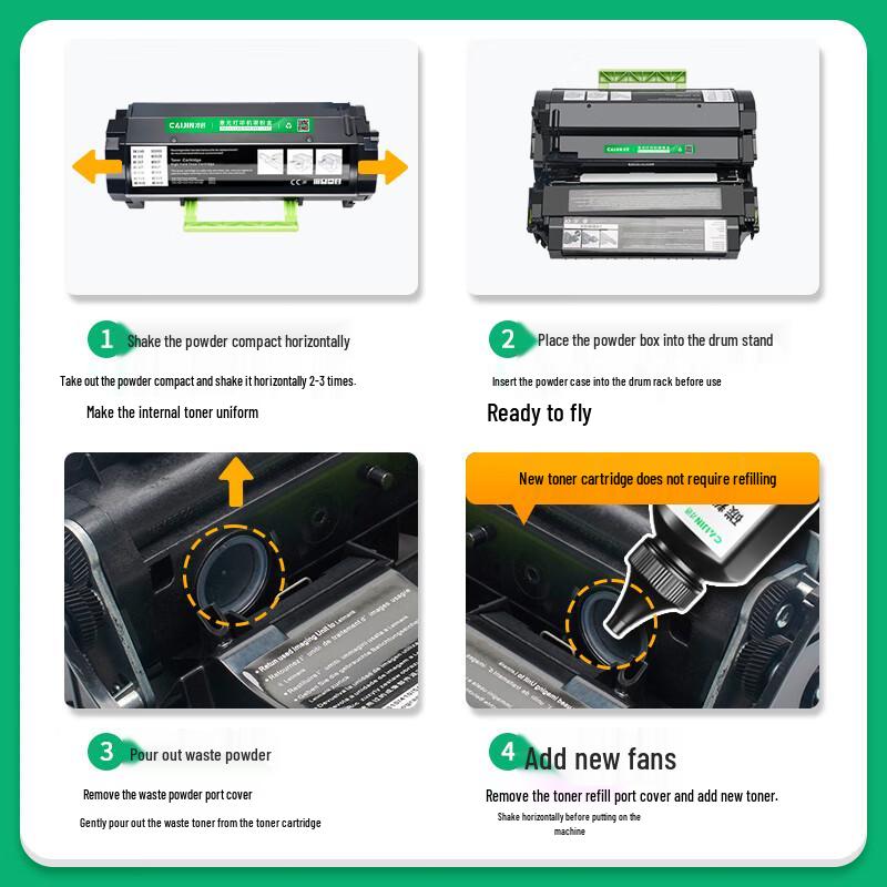 Compatible Toner Cartridge for Lexmark MS/MX Series Printers