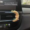 Tulip Car Air Freshener Bunny Ornament Car Vent Decoration Perfume Diffuser Stone Car Interior Fragrance