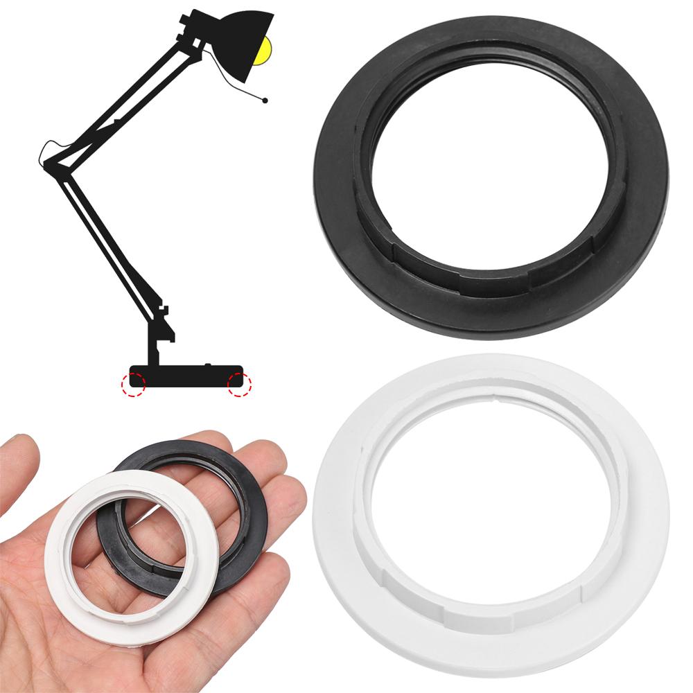 1Pc For Table Lamp E27 Lamp Shade Collar Ring Plastic Buckle Retaining Ring Adaptor Bulb Holder Fasteners Washers Shockproof