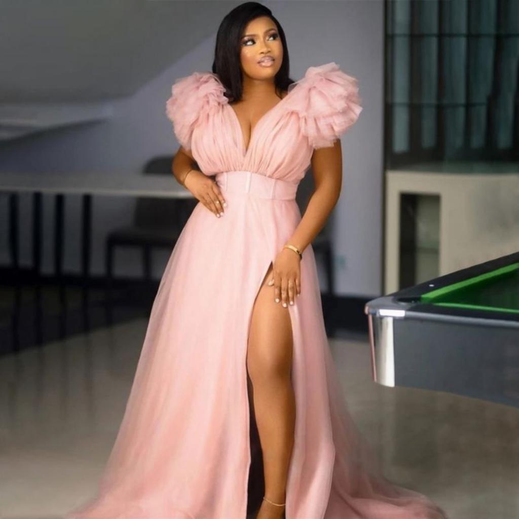 Frühling Sommer Neues Übergrößen Damenkleid, Locker Fließendes Netz Casual Pendlerkleid