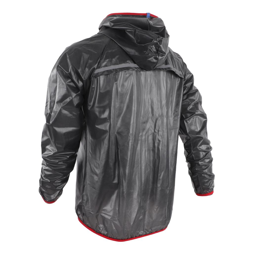 Waterproof Rain Jacket Rain Over Coat with Reflective Belt for Labor Outdoor Working Cycling SportsXL