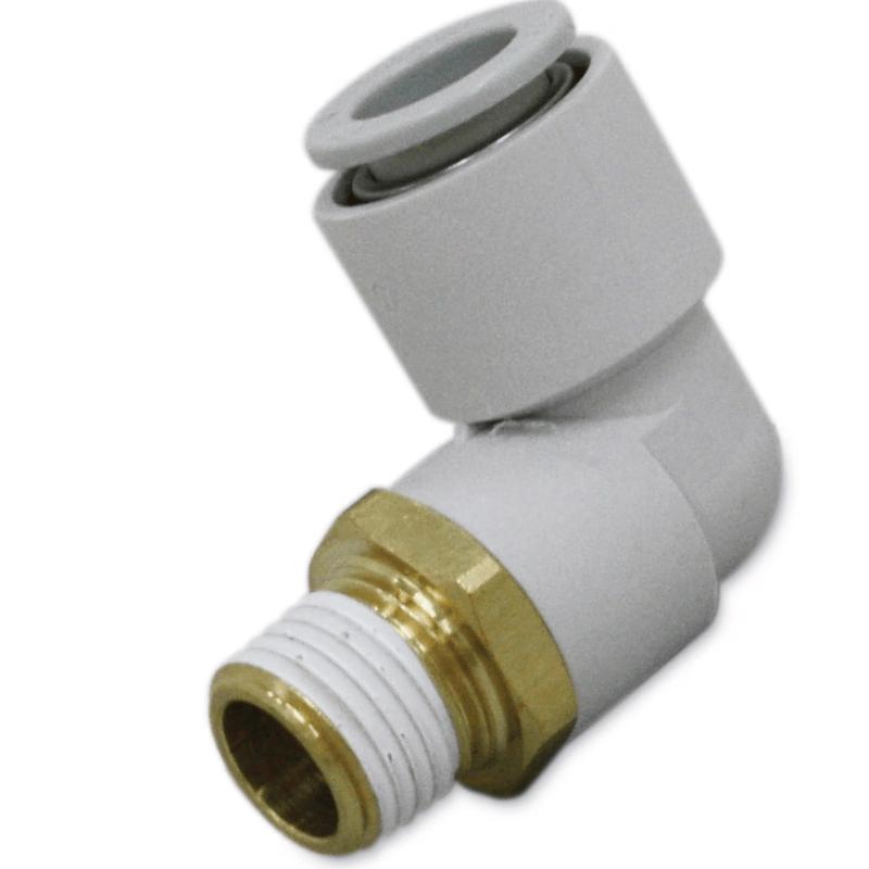 SMC KQ2L16-04AS R-Thread L-Type Push-in Connector