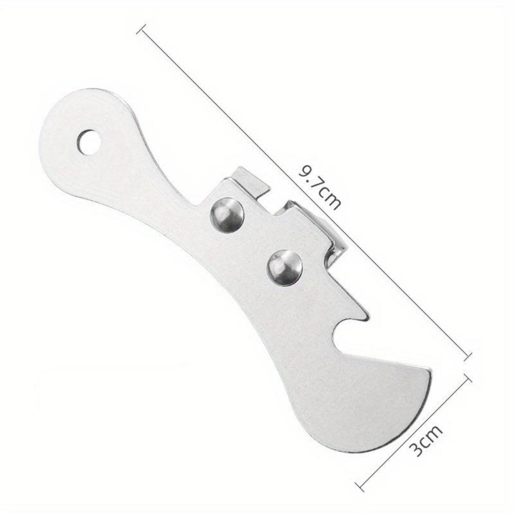 2Pcs Can Opener Adjustable Stainless Steel Non-Slip Multifunction Manual Jar Bottle Bottle Lid Opener Gadget Home Gadgets Accessories