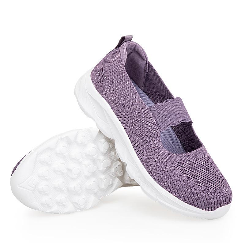 

Прямые продажи с фабрики спортивная и повседневная обувь женская обувь для ходьбы обувь для пожилых людей обувь для мамы дышащая сетчатая обувь обувь для мамы 35 фиолетовый