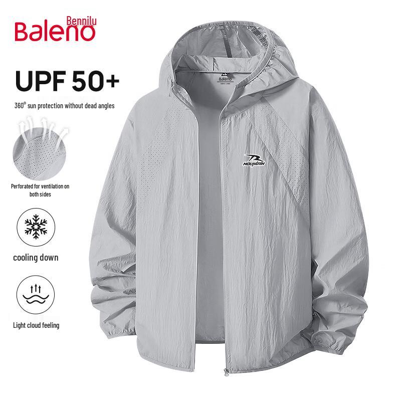 Baleno Men s Perforated Sun Protection Hoodie M