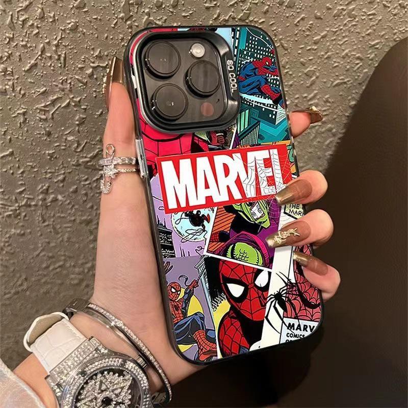 

Серебристый Человек-паук Чехол для iPhone 17 Pro Max/15/13/12 - Модный и Ударопрочный iPhone 11 Pro