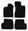 Alfombrillas básicas de terciopelo negro para: Renault Twingo I hatchback (1993-2006)