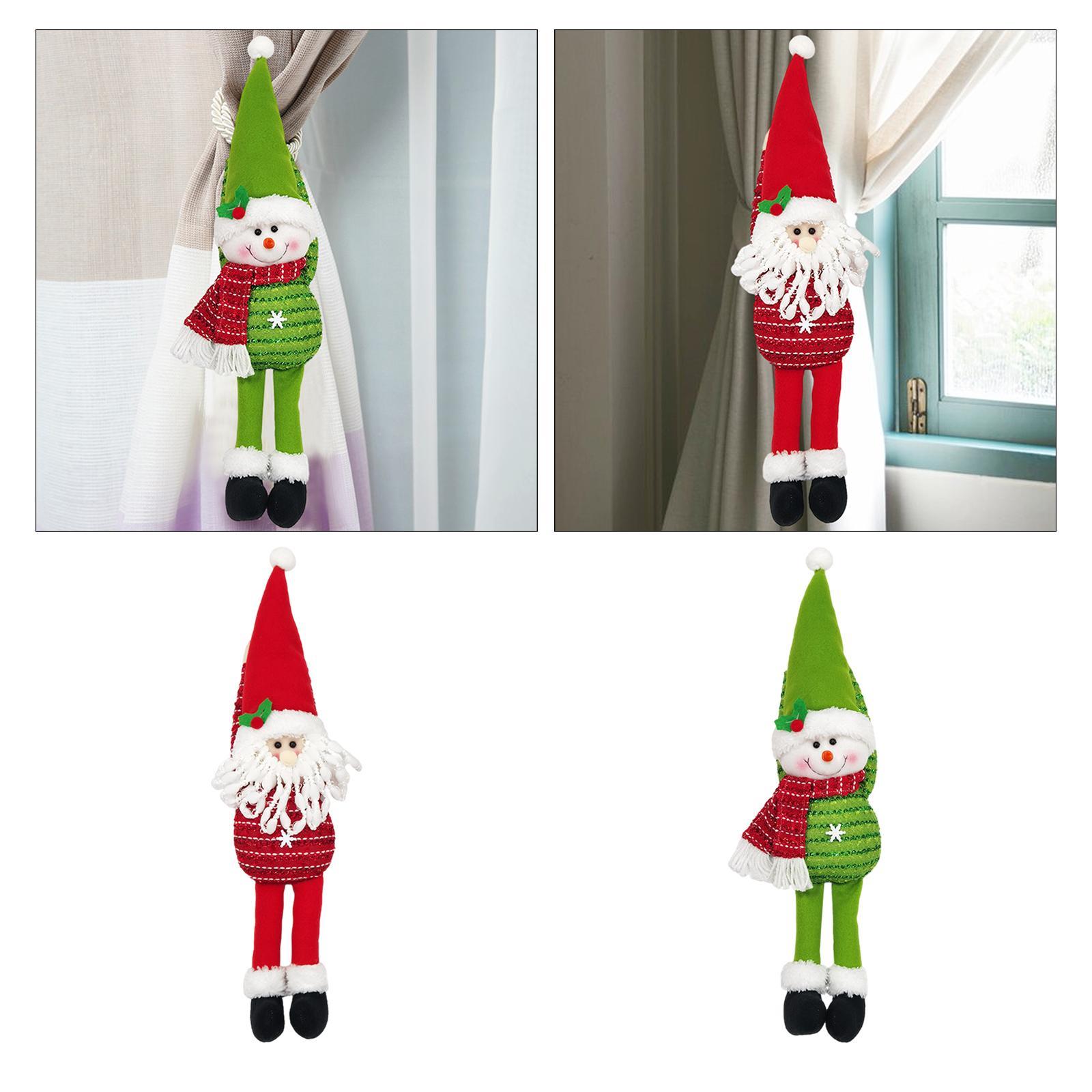 

Christmas Curtain Buckle Ornament Curtain Tieback for Hotel Holiday Bedroom