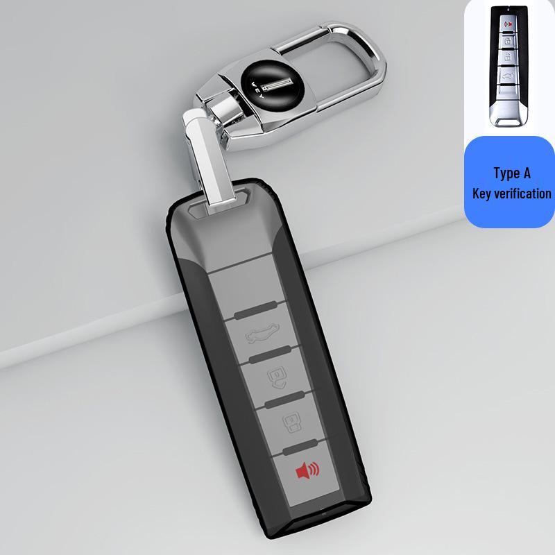 Great Wall WEY VV7/VV5S/Tank 300/VV6/Macchiato Full-Cover Transparent Car Key Shell