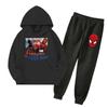 Kids Hoodie and Sweatpants Set Graphic Print with Pockets for Boys and Girls