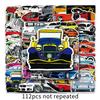 112 Waterproof Cartoon Car Stickers for Tablets, Scooters, Motorcycles, and Suitcases
