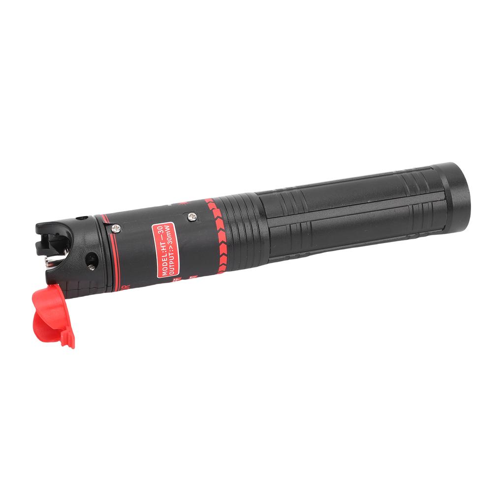Fiber Optic Test Pen 30KM Visual Fault Locator Red Light Source Rechargeable Optical Cable Tester