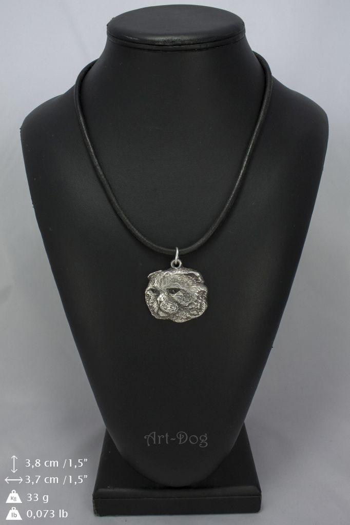Cat - necklace with a cat, silver-plated pendant for a fan of cats, unique jewelry by Art-Dog brand