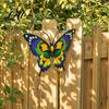 Metal Wall Hanging Art Butterfly Decor for Garden Yard Patio Large Iron Indoor Sculpture Outdoor Fence Farmhouse Decorations