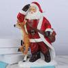 Christmas Figurine Figure Decors Resin Santa Clauses Statue Christmas Decorative Figurine Table Centerpieces for Holiday