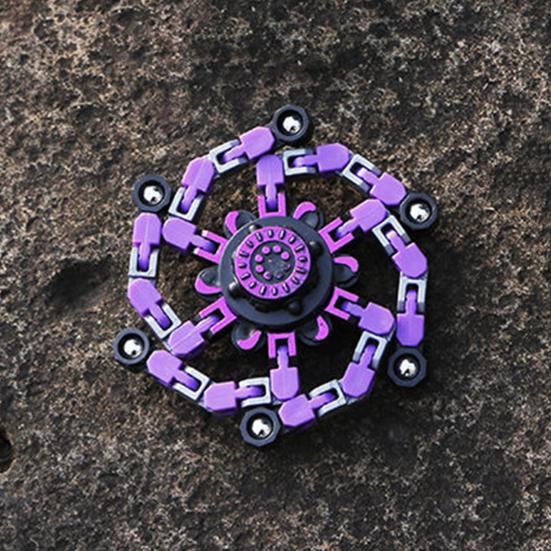 Deformation Spinning Top Portable Stress Relief Fingertip Mechanical Gyro Educational Chain Spinner Sensory Toy Kids Adults Gift