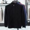 2025 Men's Fashionable Half-High Collar Zipper Jacquard Knit Sweater