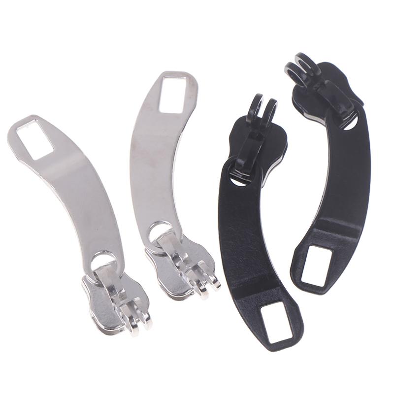 5 par 8# główka zamka z otworem na kłódkę do ubrań DIY, walizki, plecaka, ściągacz do zamka, zestaw naprawczy, materiał do szycia DIY