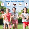Mini Karaoke Machine voor Kinderen, Draagbare Bluetooth Karaoke Speaker Ongevoede Kasten met 1 Draadloze Microfoons en Feestverlichting voor Volwassenen(Roze)