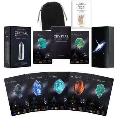 Kancharo Oracle 48 Tarot Cards Healing Includes a Japanese Oracle Card Basic Instruction Manual and Pouch Download the Japanese Product Manual Via QR