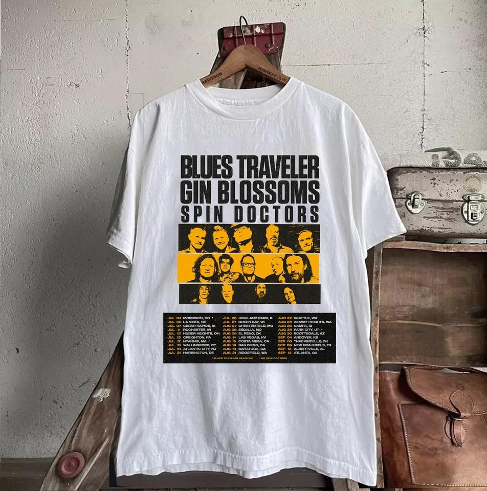 Blues Traveler Gin Blossoms Spin Doctors On Tour T Shirt S-5XL L538 S