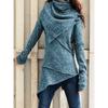 GMXIA Jaquetas e casacos femininos vintage casual cor sólida estampa outono inverno manga comprida