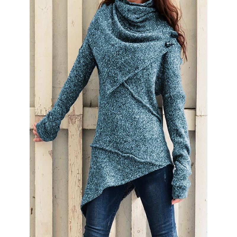 GMXIA Jaquetas e casacos femininos vintage casual cor sólida estampa outono inverno manga comprida