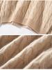 Women's V-Neck Loose Cable Knit Wool Sweater - Winter 2024 Casual Pullover Knitwear
