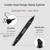 Double Head Stamp & Liquid Eyeliner – Waterproof, Smudge-Proof  Long-Lasting Quick-Drying Winged Eyeliner Pen