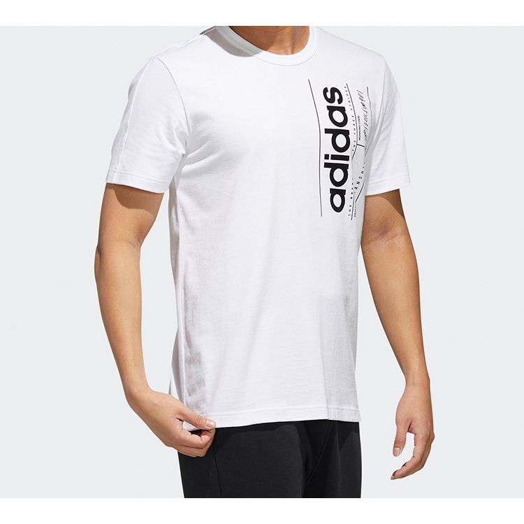 Adidas Brilliant Basics Short-Sleeve T-Shirt Men Tops White FM6088