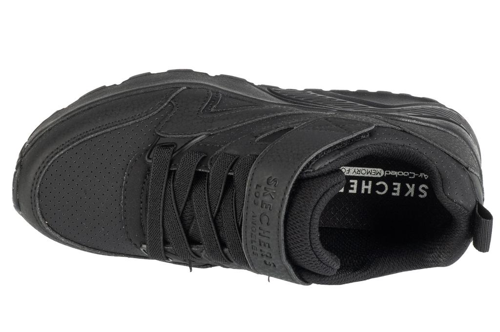 Skechers Uno Lite - Echo Surge, schwarze Sneakers für Mädchen