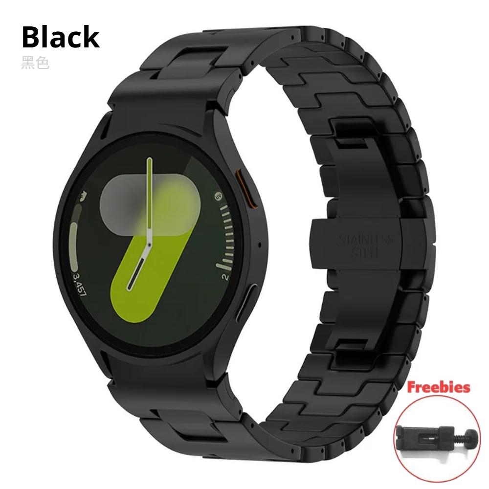No Gaps Strap For Samsung Galaxy Watch 7 6 5 4 40mm 44mm 6Classic 43/47mm 5Pro 45mm Luxury Stainless Steel Bracelet Band