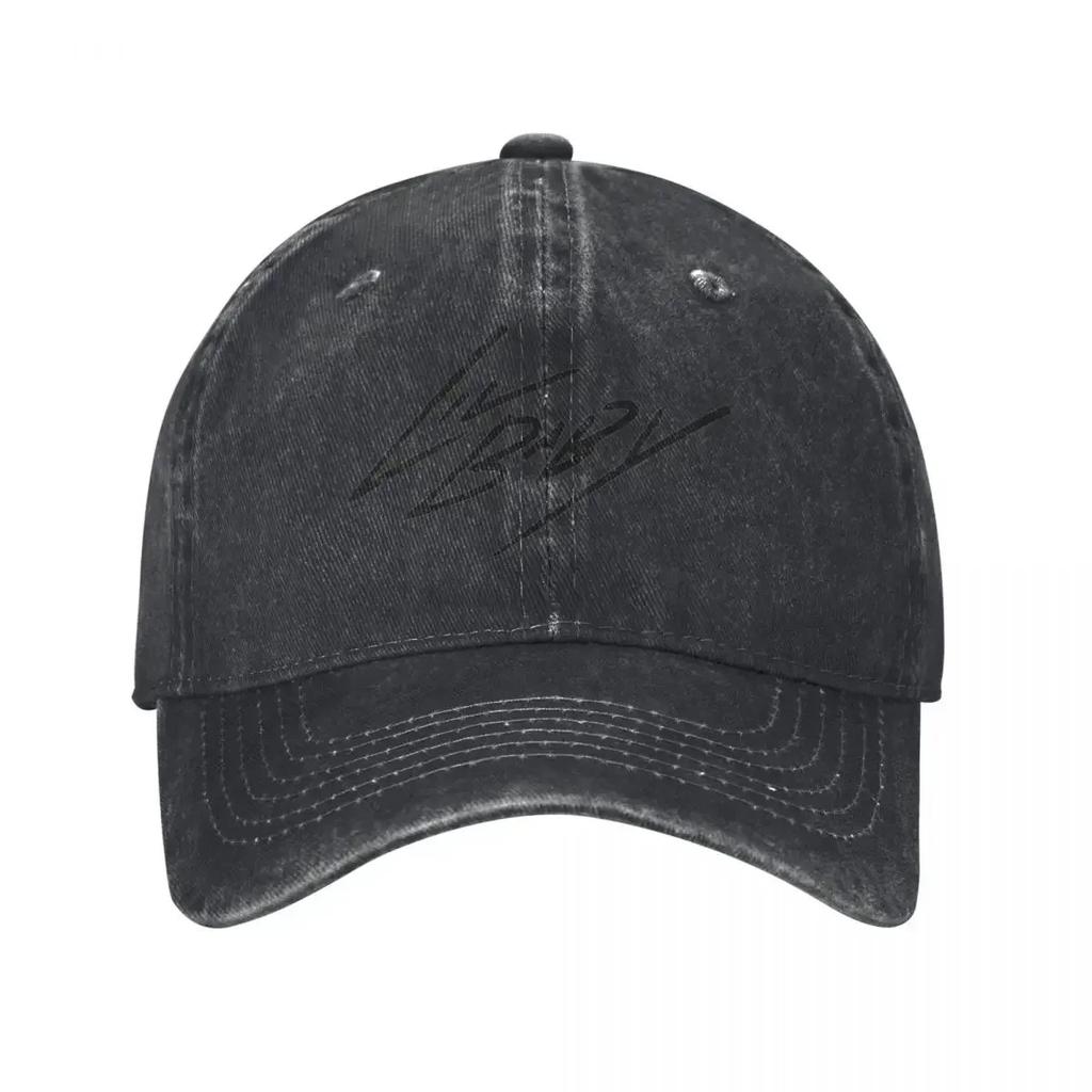 Lil Baby Merch Logo Men Women Baseball Cap Hip Hop Distressed Denim Hats Outdoor All Seasons Travel Unstructured Soft Sun Cap